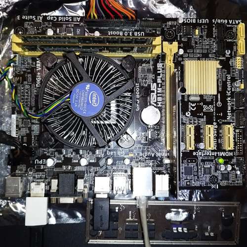 ASUS H81M-PLUS + i5-4460 + 8GB RAM