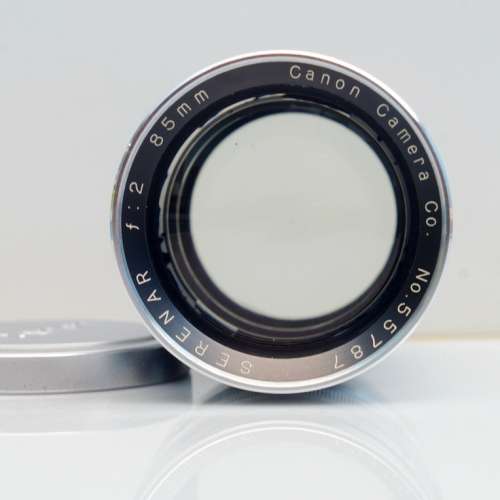 罕見 Canon Serenar 85mm f2 早期黃銅重版, Japan (接近90%New)