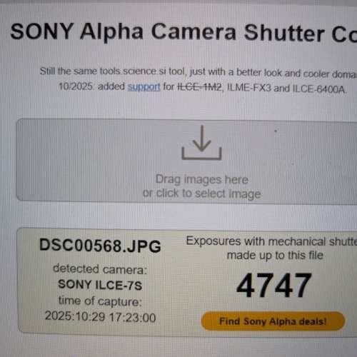 影銀河/夜空神機，Sony Alpha 7S Camera