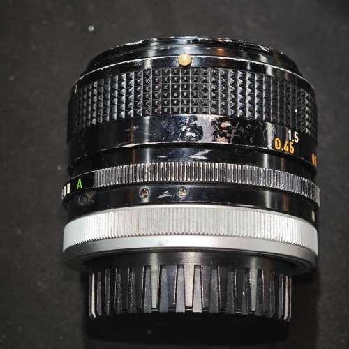 canon 50/1.4 SSC FD 佳能 50mm 50 鏡片通透前層鏡片有明顯花痕 冇成像問題 功能全...