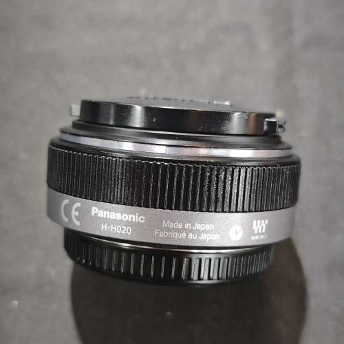 Panasonic 20/1.7 M43 松下 樂聲 20mm 20 98%以上新 冇盒冇單冇證冇罩 鏡片通透冇花...