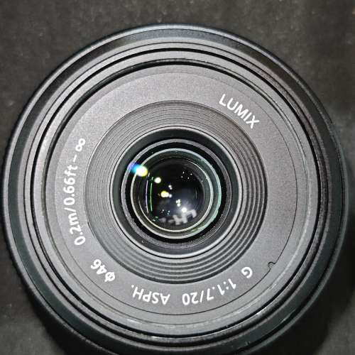 Panasonic 20/1.7 M43 松下 樂聲 20mm 20 98%以上新 冇盒冇單冇證冇罩 鏡片通透冇花...