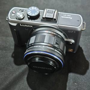 Panasonic GF1 + Olympus 14-42 松下 樂聲 奧林巴斯 14mm 42mm 14 42 跟2電一充連...