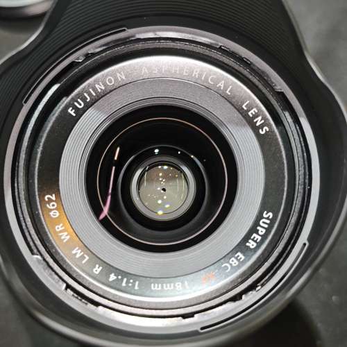Fujifilm 18/1.4 WR 富士 18mm 18 有盒冇單冇證 功能全正常 99%new 鏡片通透冇花冇...