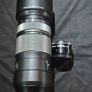 Olympus 100-400 is ED MSC M43 奧林巴斯 100mm 400mm 100 400 + MC20 MC-20 2x 增...