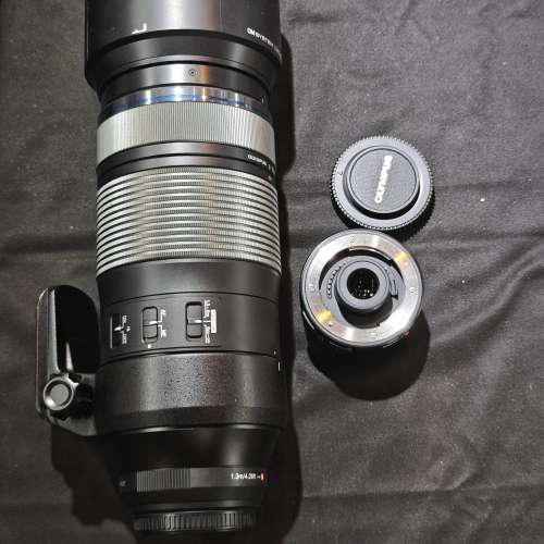 Olympus 100-400 is ED MSC M43 奧林巴斯 100mm 400mm 100 400 + MC20 MC-20 2x 增...