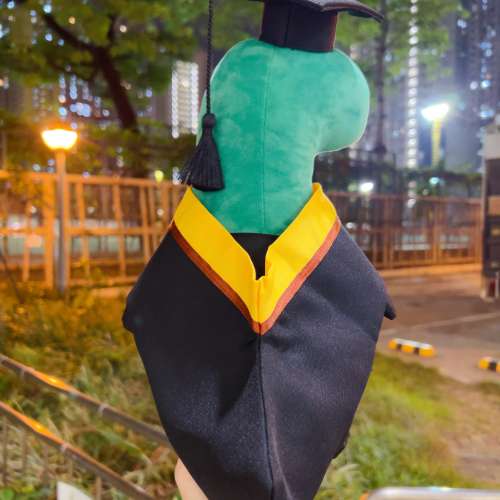 睇下文‼️［同行賣七百幾蚊］已停產最後一隻正版訂製 joguman畢業公仔 joguman gr...