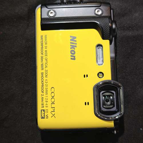 nikon W300 4K WIFI 藍牙 GPS 尼康 潛水相機 冇盒冇單冇證 1電1條充電線 送記憶卡 ...