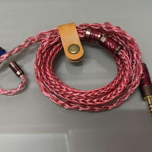 [限量1條]日本耳機線(赤火レッドファイア)TOKUGAWA-JP導體用特殊銅合金(碲銅+黃銅+...