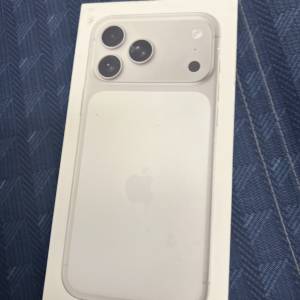 iPhone 17 Pro Max 256gb 銀色全新行貨有單