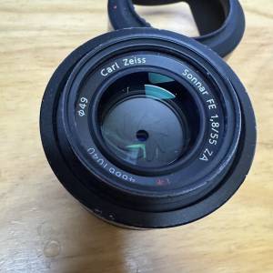 外觀75新 sony zeiss 55mm f1.8 za fe  (sel55f18z)