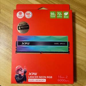 ADATA XPG Lancer Neon RGB 32gb(16x2)DDR5 6000mhz c30