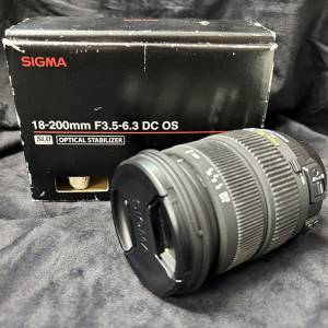 Sigma 18-200mm F3.5-6.3 DC OS Lens