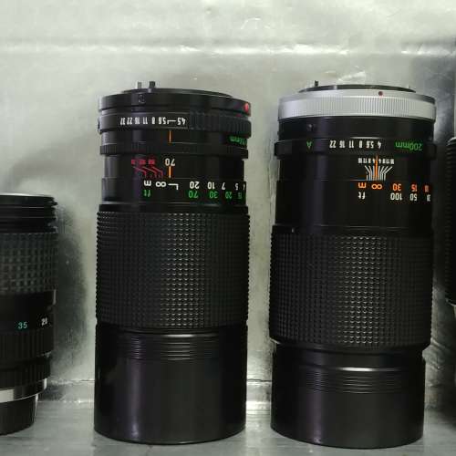 Canon/tokina/komura/tamron/konica多種特價鏡頭。