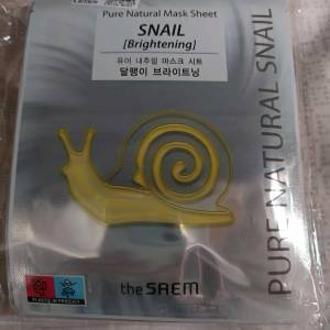 The Saem - 純天然面膜 - 蝸牛亮白   10片