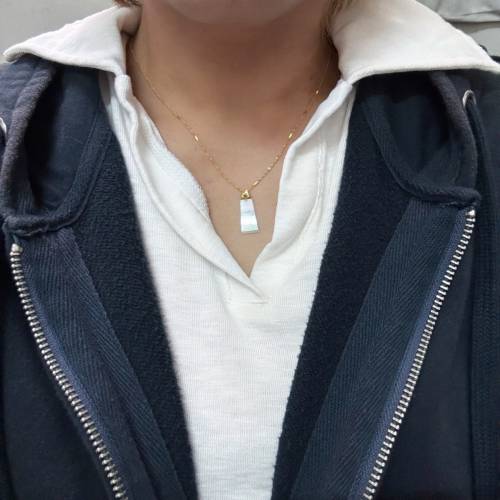 18k金扣無事牌翡翠玉