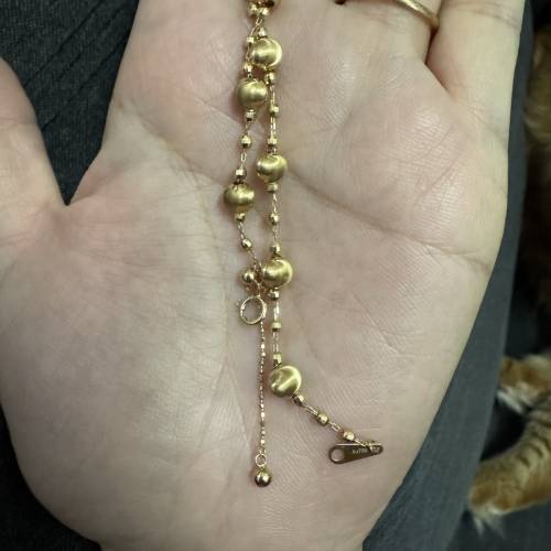 18k金貓眼珠手鍊