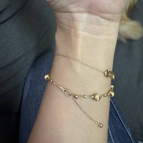 18k金貓眼珠手鍊