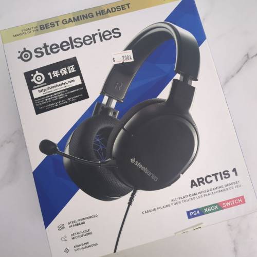 全新 Steel series Arctis1 gaming head phone