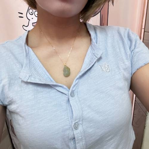 18k金扣黃貔貅玉吊咀