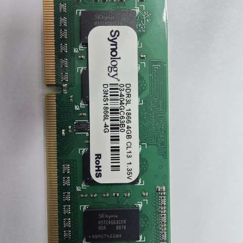 Synology DDR3 4G SODIMM