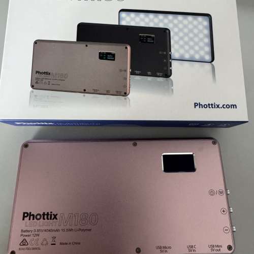 Phottix Led Light M180 行貨 輕便補光燈