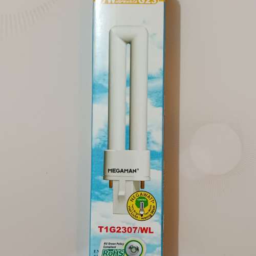 曼佳美 7W 插件光管 MEGAMAN G23 S-tube (T1G2307)