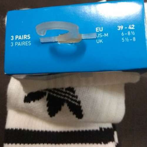 Adidas Crew Sock White/Black