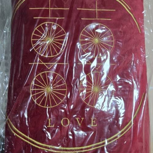 全新樓上嫁囍茶具碗筷套裝 連跪墊枱布