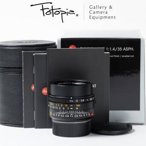 || Leica Summilux-M 35mm F1.4 ASPH - Black / 11726 / FLE / Built-in-hood ||