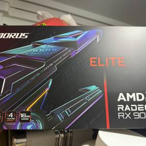 GIGABYTE AORUS Elite AMD Radeon RX 9070 XT 顯示卡