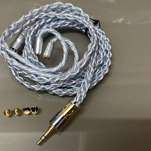 (耳機線:射手座)歌手/樂手/鑑聽/聽原音/音樂人士，8絞800芯upocc銅渡銀+occ銅渡銀，...