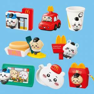 全新 一套 Chiikawa 麥當勞開心樂園餐玩具 (共八款)