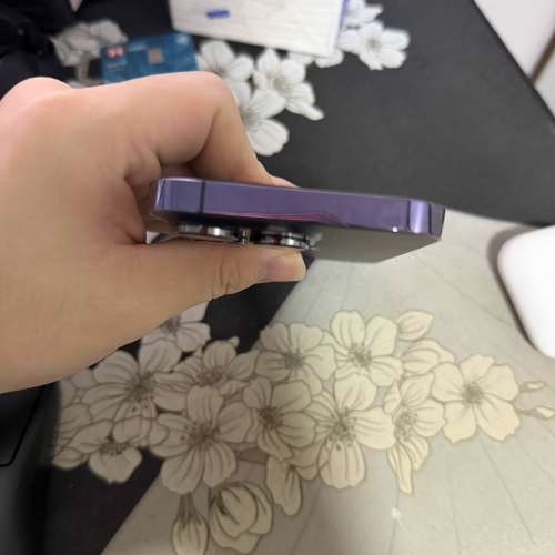 iPhone 14 Pro 256GB 暗紫色, 81電池健康度，hk version