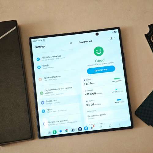 98%新 Samsung Galaxy Z Fold 7 12+512GB Navy藍色美版水貨 1Sim+1e-Sim Z Fold7 ...