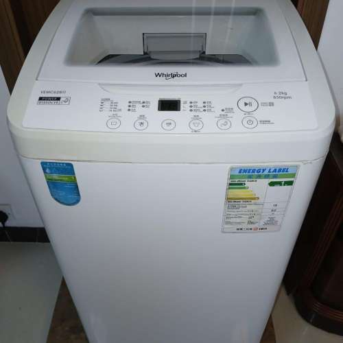 8成新Whirlpool惠而浦珍珠白洗衣機
