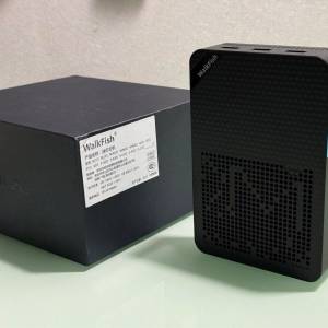 WalkFish 迷你電腦 NAS (N150 | 12G | 64G) 4-Bay M2 ssd 伺服器 網絡儲存 intel s...