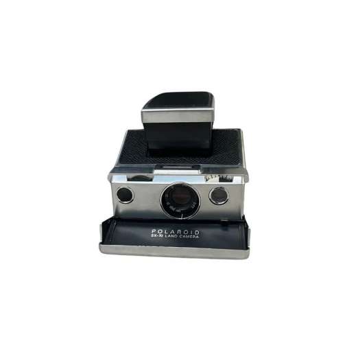 Pola Studio Modified Polaroid SX-70 Instant Camera (w/ Power Back) Silver