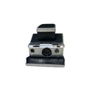 Pola Studio Modified Polaroid SX-70 Instant Camera (w/ Power Back) Silver