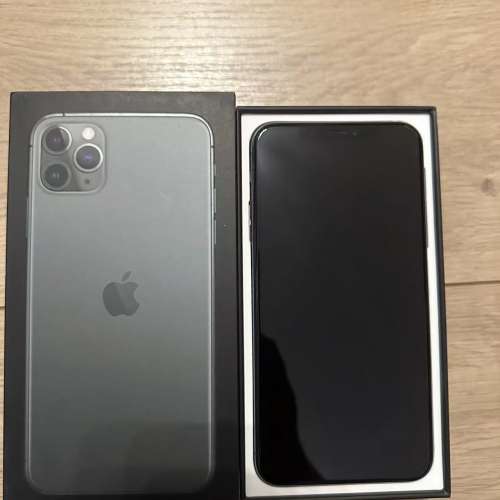 自用 iphone 11 Pro Max 256gb Midnight Green 香港行貨 95%新有盒出讓