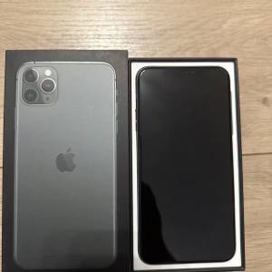 自用 iphone 11 Pro Max 256gb Midnight Green 香港行貨 95%新有盒出讓