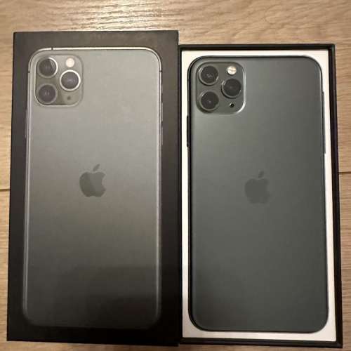 自用 iphone 11 Pro Max 256gb Midnight Green 香港行貨 95%新有盒出讓
