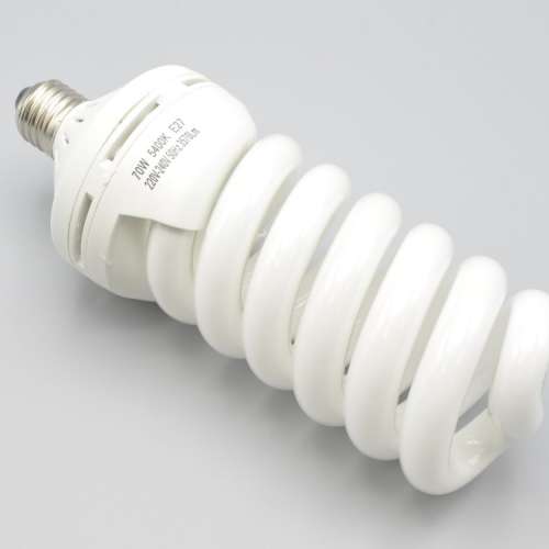 全新70W  慳電燈泡 (攝影專用) – 兩個