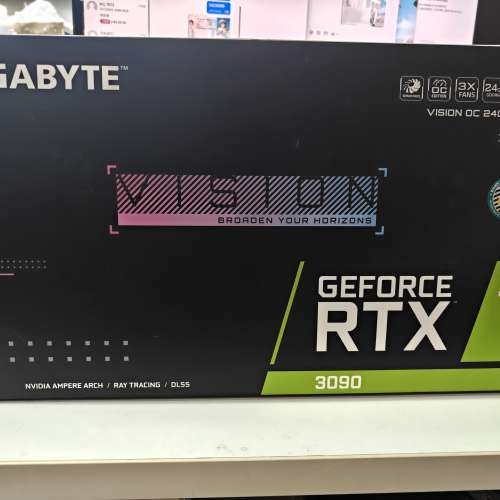 Gigabyte RTX 3090 VISION OC 24G 顯示卡