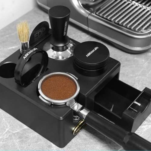 全新 意式咖啡壓粉座 布粉器 底座粉錘 收纳座 多功能手柄 通用置物座