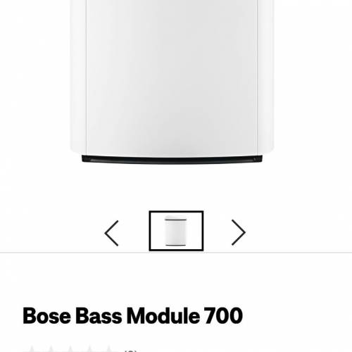 Bose 超低音 700(白色)