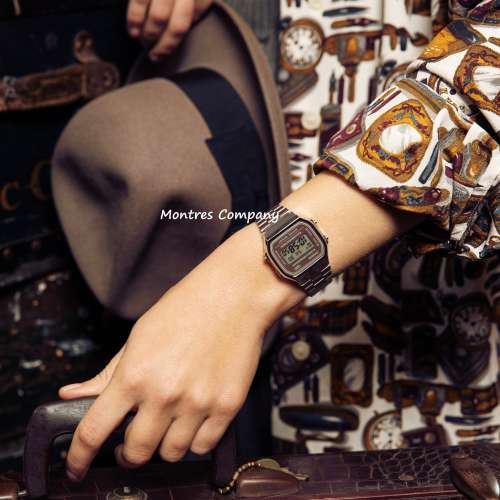 Montres Company 香港註冊公司(32年老店) 卡西歐 CASIO 七年電池壽命 不鏽鋼錶帶 A...