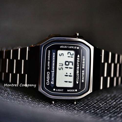 Montres Company 香港註冊公司(32年老店) 卡西歐 CASIO 七年電池壽命 不鏽鋼錶帶 A...