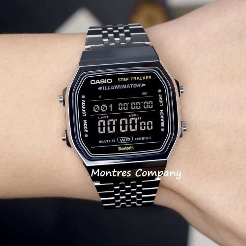 Montres Company 香港註冊公司(32年老店) 卡西歐 CASIO ABL-100WE-1B 防水 可透過智...