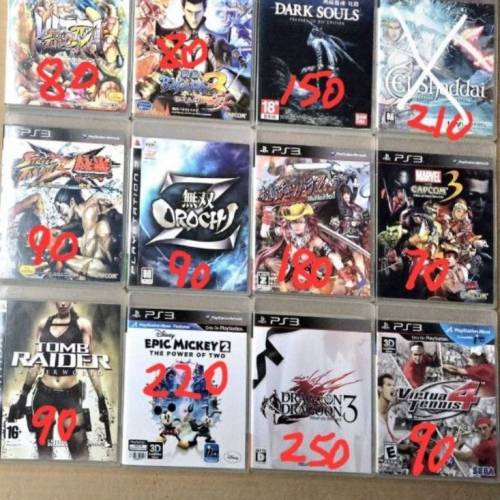 珍藏ps3遊戲 全部新淨有說明書。